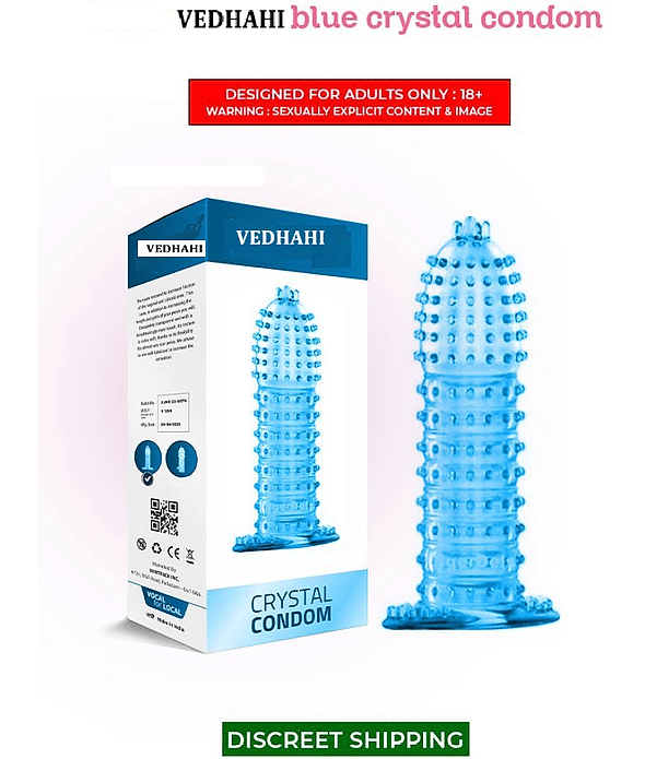 Crystal Silicon Doted Reusable Condom